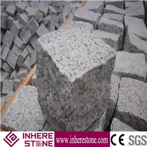 Hot Sale Gray Granite G602 Natural Split Cube Stone, China Grey Sardo,Mayflower Snow,Nanan Mayflower Snow,Nanan Snow Plum Cobble Stone Nature Face