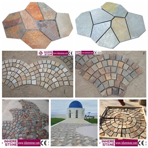 Hot Slae Paving Stone Type Slate Landscaping Stone,Walk Way Pavers