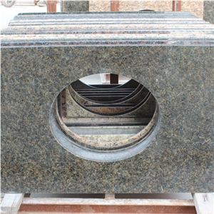 Ubatuba Dark Green Vanity Tops