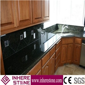 Ubatuba Green Granite Kitchen Countertops,Verde Ubatuba Granite Countertops