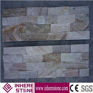 Yellow Quartzite Cultured Stone Veneer,Yellow Quartzite Ledge Stone