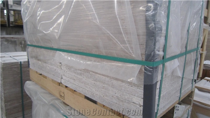 beige Travertine 3cm Pattern Tumbled tiles & slabs, floor covering tiles, walling tiles 