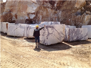 Milas Lilac Marble Blocks Turkey
