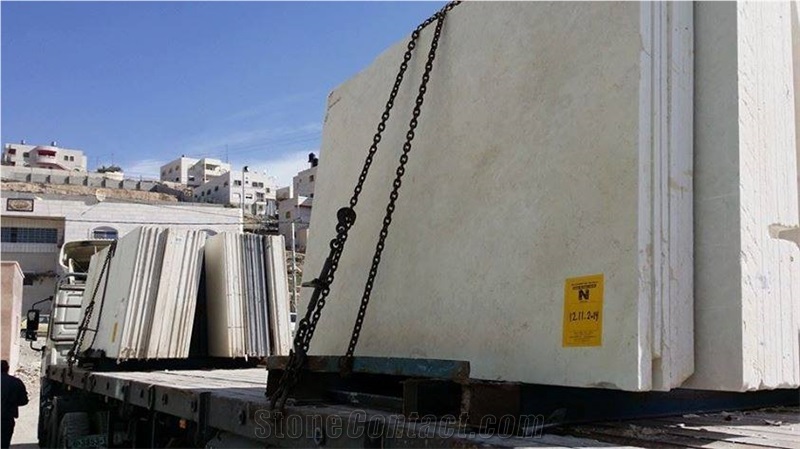Slabs Of Stone Jerusalem, White Limestone Tiles & Slabs, Polished Floor Covering Tiles, Walling Tiles