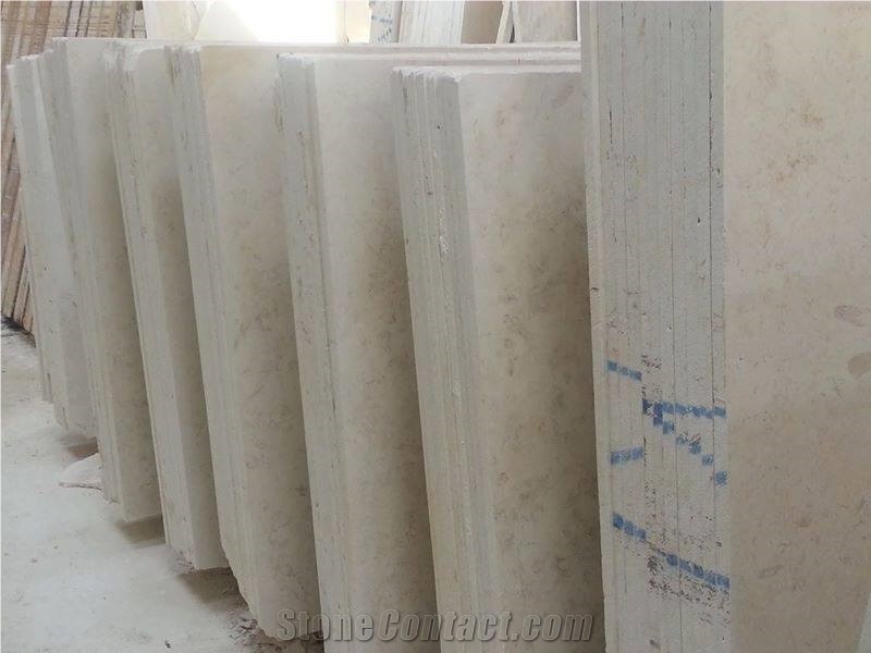 Slabs Of Stone Jerusalem, White Limestone Tiles & Slabs, Polished Floor Covering Tiles, Walling Tiles