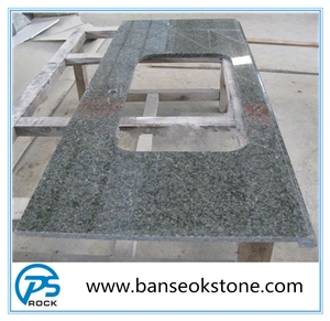 Polished Chengde Green Granite Countertops for Kitchen