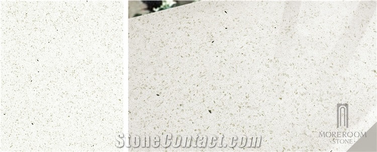 Artificial Sparkle Quartz Mirrror Engineered Stone Slab