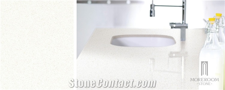 Artificial Sparkle Quartz Mirrror Engineered Stone Slab