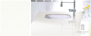 Artificial Sparkle Quartz Mirrror Engineered Stone Slab