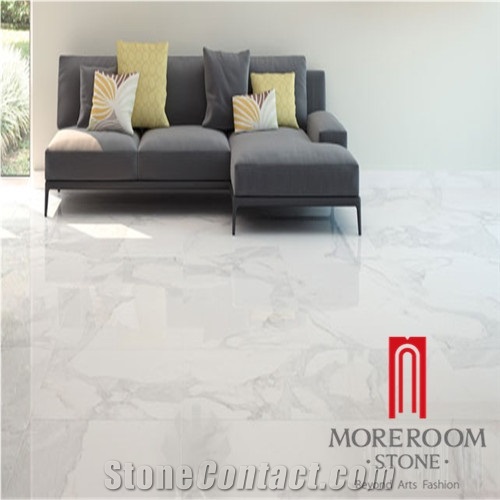Chinese Hot Sales Calacatta Gold Marble Porcelain Tile Flooring Design