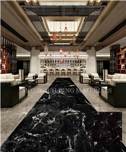 Foshan Black Rose Ceramic Tile Look Like Marble Discontinued Porcelain Tile
