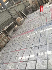 High Polished Chinese Grey Silver Ermine Marble Tile, Grey Marble Made in China, Silver Ermine Marble Slab