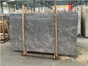 High Polished Chinese Grey Silver Ermine Marble Tile, Grey Marble Made in China, Silver Ermine Marble Slab