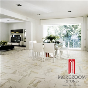 Italian Calacatta Gold Marble Ceramic Polisheded Slab and Square Meter Prices