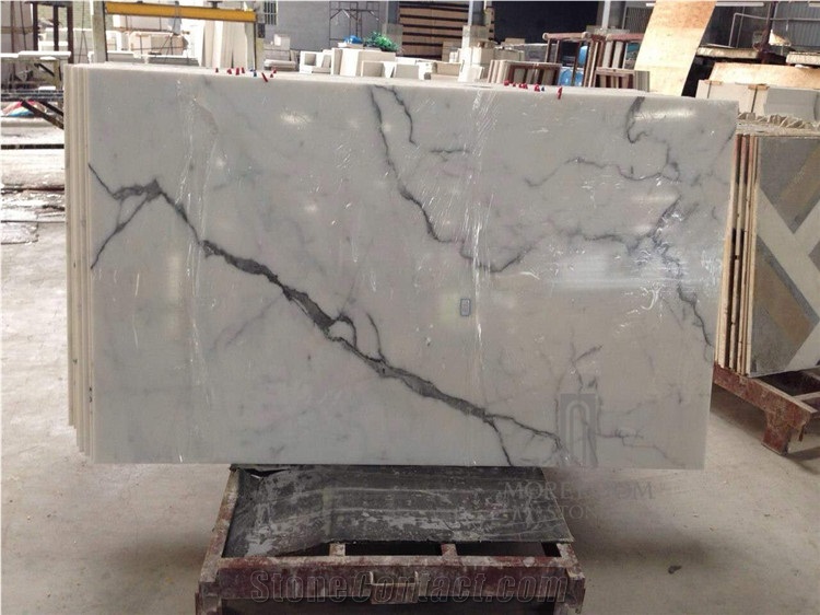 Statuario White Marble Composite Aluminium Honeycomb Panel Wall Cladding
