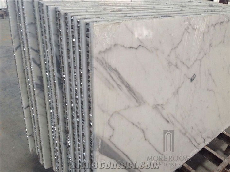 White Carrara Marble Composite Aluminum Honeycomb Panel Price