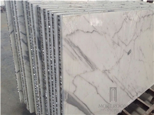White Carrara Marble Composite Aluminum Honeycomb Panel Price