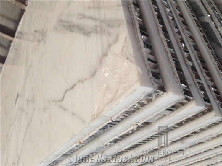 White Carrara Marble Composite Aluminum Honeycomb Panel Price
