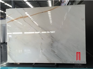 White Jade Vein Stone Price with Gold Vein