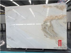 White Jade Vein Stone Price with Gold Vein