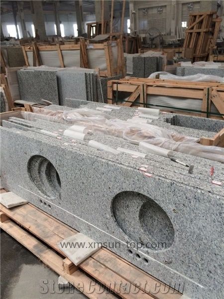 Bala Flower Granite Bathroom Counter Tops/ G430 Granite Custom Vanity Tops/China Granite Bath Tops/White Granite Bathroom Vanity Tops/Interior Decoration/Bathroom Solid Surface/Natural Stone Bath Tops