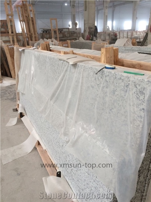Bala Flower Granite Table Top/ G430 Granite Work Tops/China Granite Reception Counter/White Granite Reception Desk/Solid Surface/Natural Stone Table Top/Square Table Tops