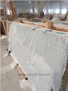 Bala Flower Granite Table Top/ G430 Granite Work Tops/China Granite Reception Counter/White Granite Reception Desk/Solid Surface/Natural Stone Table Top/Square Table Tops