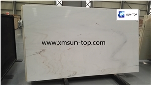 Bianco Lasa Vena Ora Covelano Marble Slabs, New Polished White Marble Big Slabs & Tiles & Gangsaw Slabs & Strips(Small Slabs) & Customized, Solid Surface
