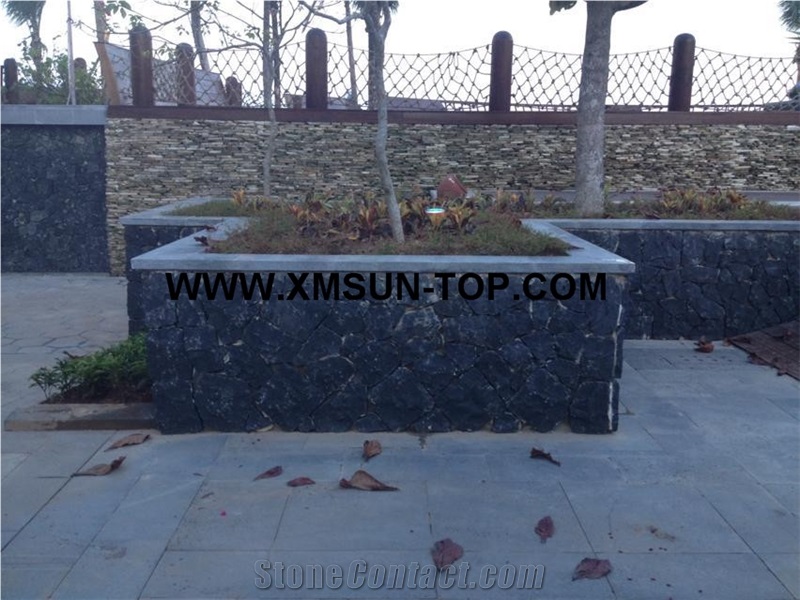 Black Basalt Irregular Flagstone/Black Basalt Random Flagstones/Landscaping Stone