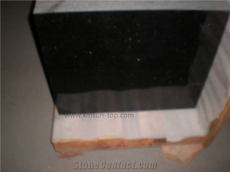 Black Galaxy Granite Kitchen Countertop/Black Star Bar Top/Black Galaxi Bench Top/Galaxy Gold Kitchen Worktop/Nero Galaxy Kitchen Desk Top/India Black Gold Granite Kitchen Island Tops/Heijinsha Top