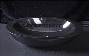 Black Granite Wash Basin, Round Wash Basin & Square Sinks, Bathroom Sink, Vessel Sinks, Granite Wash Basins, Polished Basins & Sinks