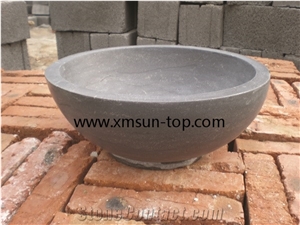 China Blue Limestone Washbasin, Wash Bowl, Kitchen & Bathroom Sink, Natural Stone Basins, Square & Round Basin, Limestone Sinks