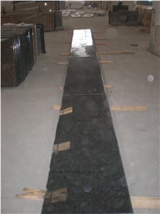 China Green Granite Table Top/Dark Green Reception Counter/Granite Reception Desk/Solid Surface Table Tops/Natural Stone Work Top/Square Tabletops/Interior Decoration