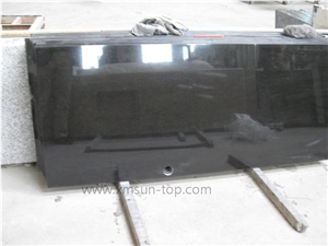 China Ubatuba Granite Table Tops/Dark Green Reception Counter/Blackish Green Reception Desk/Green Granite Work Top/Square Table Tops/Solid Surface Table Tops/Polished Granite Desktops