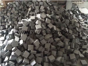 G654 Cube Stone/China Nero Impala Granite Cobble Stone/Changle Pingnan Sesame Black Granite Pavers/ Grey Grantie Paving Sets