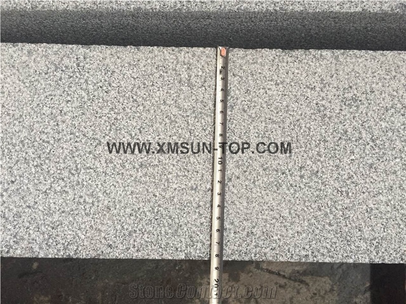 G654 Granite Kerbstone/ New Impala Granite Road Stone/Flake Grey Side Stone/Sesame Black Of China/Palladio Light Granite Side Stone/Exterior/ Bush Hammered Surface