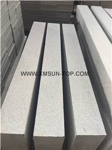 G654 Granite Kerbstone/ New Impala Granite Road Stone/Flake Grey Side Stone/Sesame Black Of China/Palladio Light Granite Side Stone/Exterior/ Bush Hammered Surface