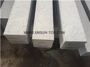 G654 Granite Kerbstone/ New Impala Granite Road Stone/Flake Grey Side Stone/Sesame Black Of China/Palladio Light Granite Side Stone/Exterior/ Bush Hammered Surface