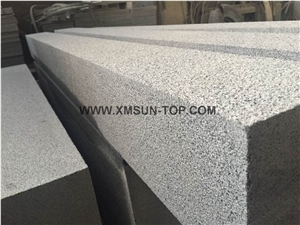 G654 Granite Kerbstone/ New Impala Granite Road Stone/Flake Grey Side Stone/Sesame Black Of China/Palladio Light Granite Side Stone/Exterior/ Bush Hammered Surface