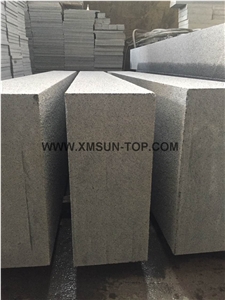G654 Granite Kerbstone/ New Impala Granite Road Stone/Flake Grey Side Stone/Sesame Black Of China/Palladio Light Granite Side Stone/Exterior/ Bush Hammered Surface
