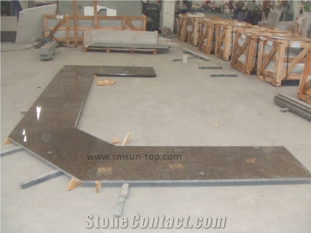 Ghadeer Granite Bar Top/Naranja Brown Bench Top/Nayarin Brown Kitchen Tops/Tropik Brown Kitchen Desk Top/Havana Brown Countertop/Askar Brown Custom Worktop/Beir Askar Kitchen Top/Desert Brown Top