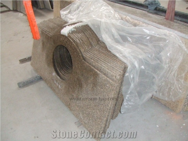 Giallo Antico Bath Tops/Amarelo Antico Granite Vanity Top/Amarelo Antique Granite Bathroom Top/Giallo Antique Bath Tops/Probable Granite Vanity Top/Amarelo Capri Granite Countertop/Solid Surface