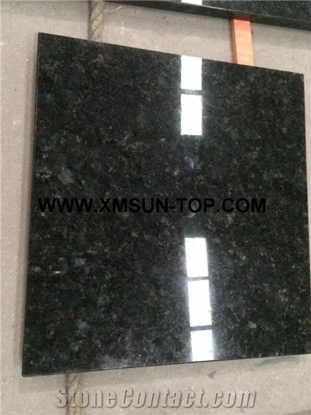 Green Butterfly Granite Table Tops/Dark Green Reception Counter/Blackish Green Reception Desk/Green Granite Work Top/Square Table Tops/Solid Surface Table Tops/Polished Granite Desktops/Interior Stone