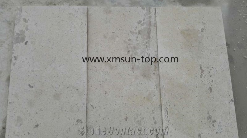 Grey Limestone Steps, Light Grey Limestone Stair, Stair Treads, Stair Riser, Honed Stair/Staircase,Paving Stone, Limestone Paver