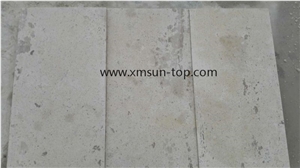 Grey Limestone Steps, Light Grey Limestone Stair, Stair Treads, Stair Riser, Honed Stair/Staircase,Paving Stone, Limestone Paver