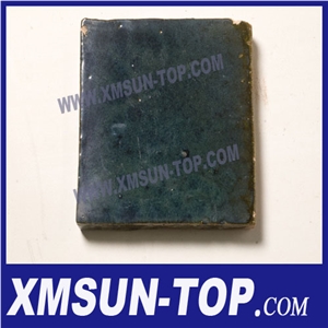 Handmade Terracotta Green Tiles,Square Tile,Glazed Antique Tile, Floor Tiles