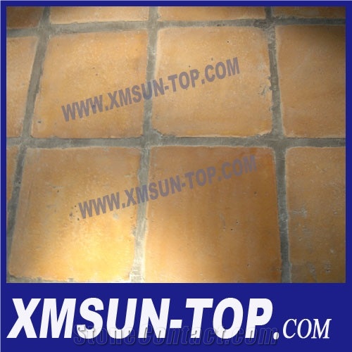 Handmade Terracotta Yellow Tiles,Ceramic Tile,Antique Tile,Floor Tiles