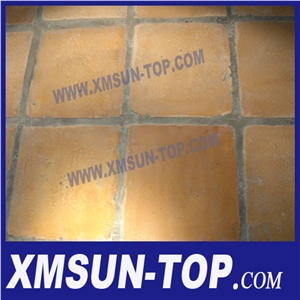 Handmade Terracotta Yellow Tiles,Ceramic Tile,Antique Tile,Floor Tiles