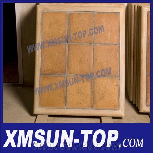 Handmade Terracotta Yellow Tiles,Ceramic Tile,Antique Tile,Floor Tiles