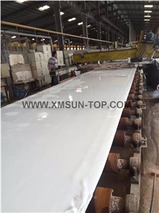 Pure White Nano Crystallized Glass Stone Slab&Tile/ Microlite Glass Stone/Pure White Nano Glass/China Manmade&Artificial Stone/Polished Nano Glass for Interior or Exterior Wall,Floor Decoration